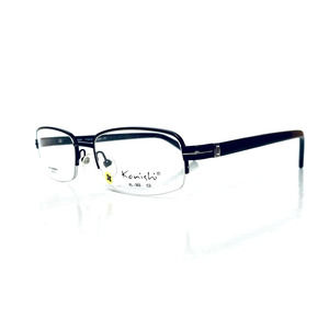 New Konishi Black Rectangular Glasses